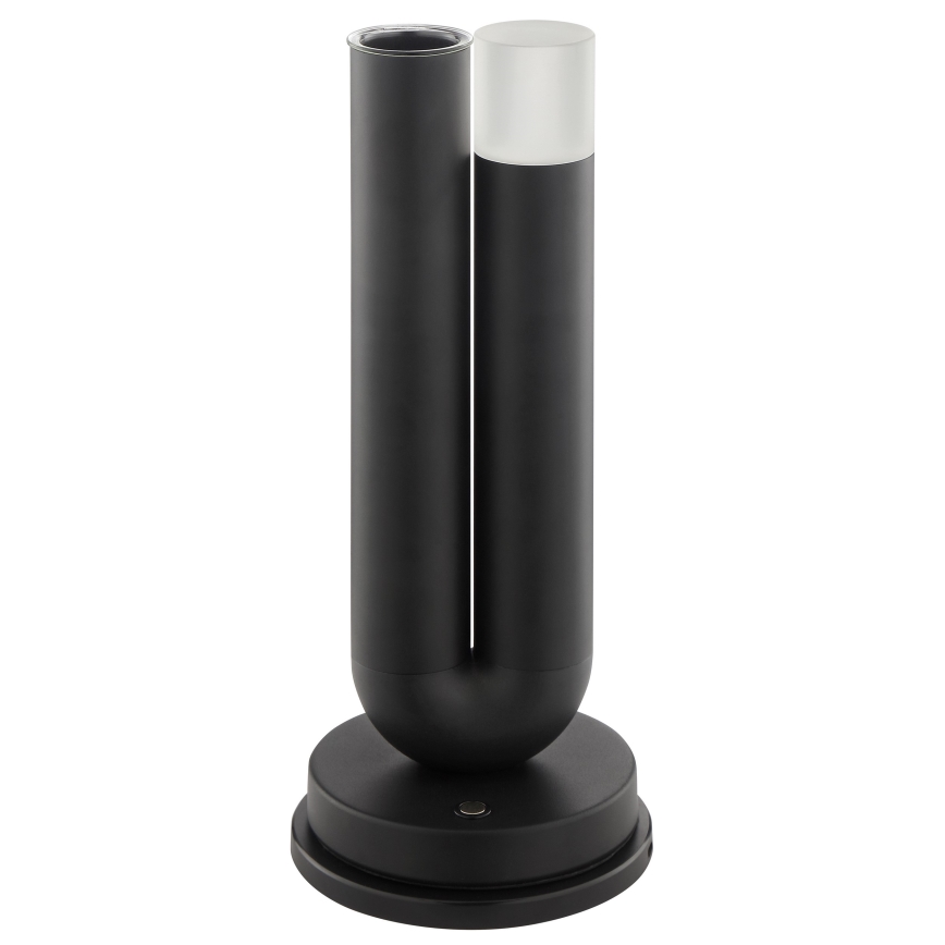 Brilliant - SAYU LED Dimmable Rechargeable Touch Outdoor Table Lamp, 2.5W/5V, 2700 K, 2600 mAh, IP44, Black