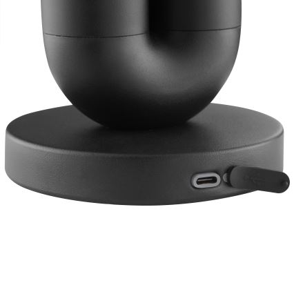 Brilliant - SAYU LED Dimmable Rechargeable Touch Outdoor Table Lamp, 2.5W/5V, 2700 K, 2600 mAh, IP44, Black