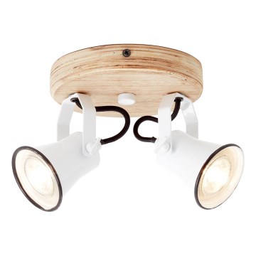 Brilliant - SEED spotlight 2xGU10/5W/230V white/beige