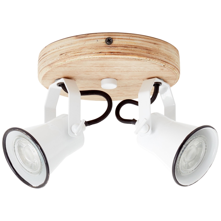 Brilliant - SEED spotlight 2xGU10/5W/230V white/beige