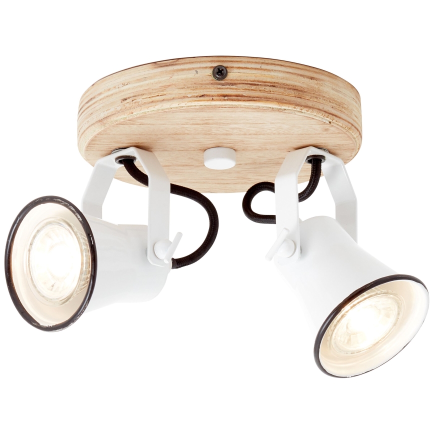 Brilliant - SEED spotlight 2xGU10/5W/230V white/beige