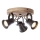 Brilliant - SEED Spotlight 3xGU10/5W/230V Black/Brown