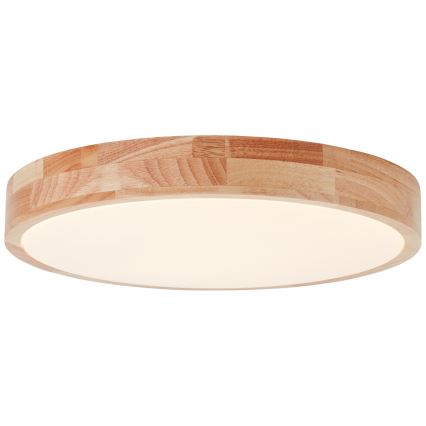 Brilliant - SLIMLINE LED Ceiling Light LED/22W/230V Ø 39 cm, Rubberwood