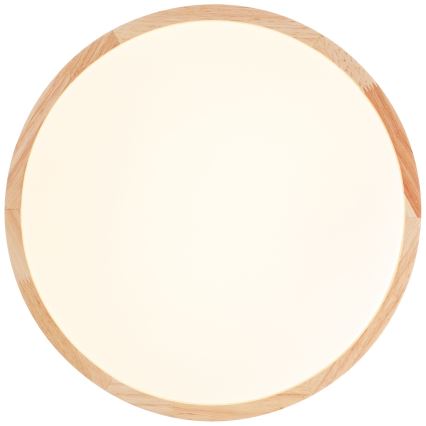 Brilliant - SLIMLINE LED Ceiling Light LED/22W/230V Ø 39 cm, Rubberwood