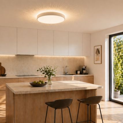 Brilliant - SOLISTRA LED Ceiling Light, 18W, 230V, Ø 34.5 cm, White