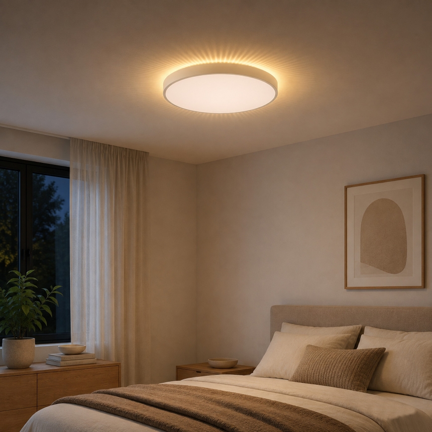 Brilliant - SOLISTRA LED Ceiling Light, 36W, 230V, Ø54 cm, White