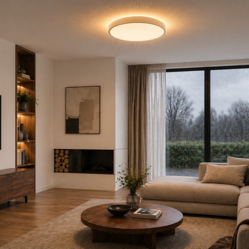 Brilliant - SOLISTRA LED Ceiling Light LED/24W/230V Ø 44.5 cm white