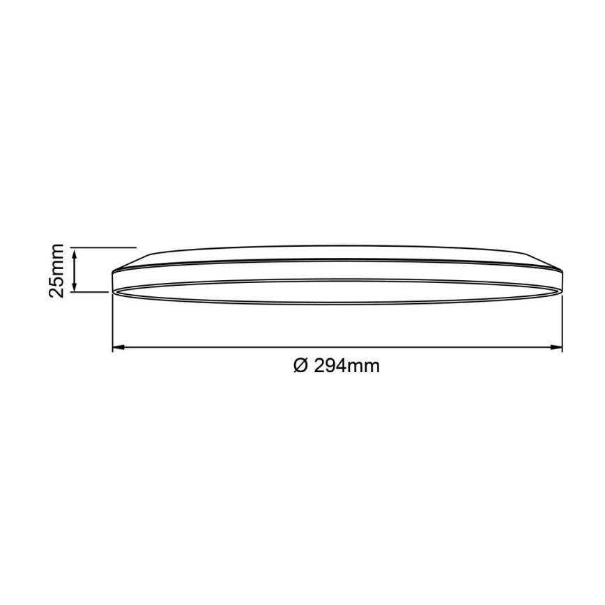 Brilliant - Dimmable LED Ceiling Light SORELL LED/18W/230V 3000-6500K Ø 29 cm Black + Remote Control
