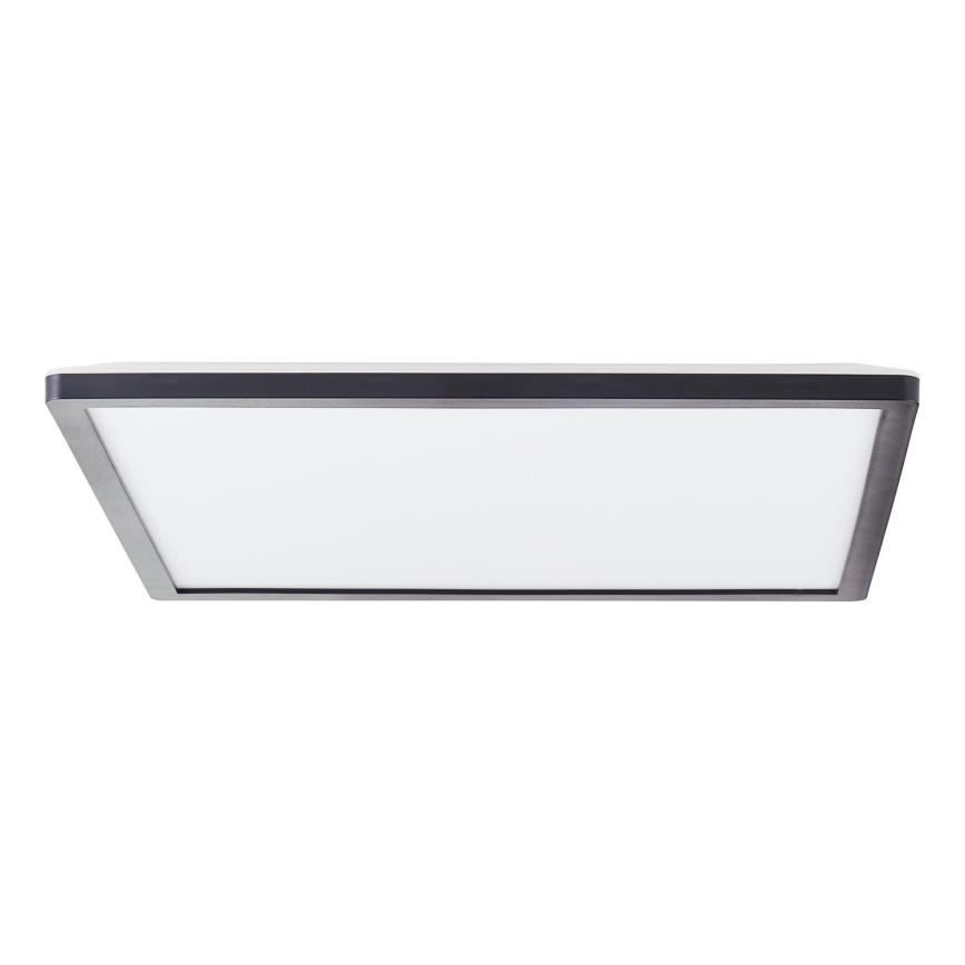 Brilliant - SORELL LED dimmable ceiling light LED/24/230V 3000-6500K 42x42 cm black with remote control