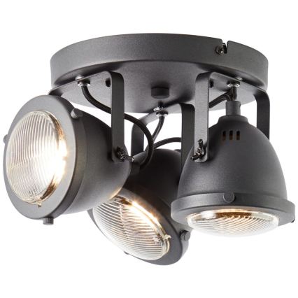 Brilliant - Spotlight CARMEN 3xGU10/5W/230V black