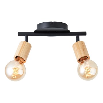 Brilliant - Spotlight TIFFANY 2xE27/28W/230V bamboo