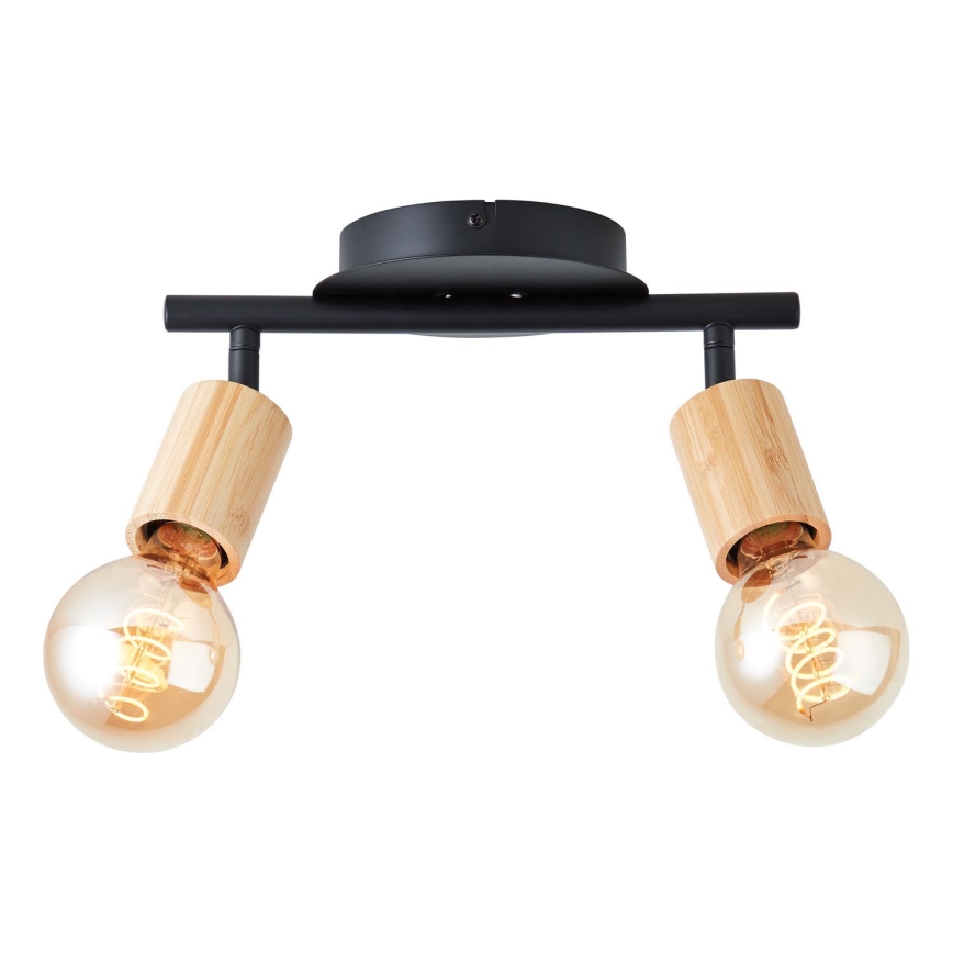 Brilliant - Spotlight TIFFANY 2xE27/28W/230V bamboo