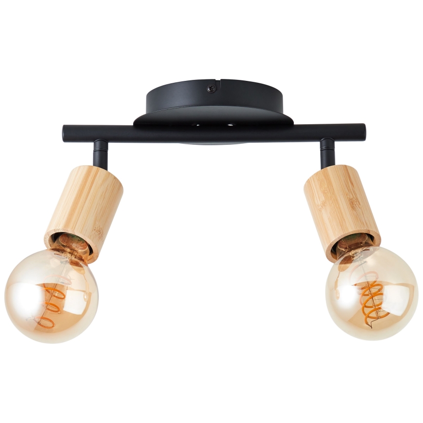 Brilliant - Spotlight TIFFANY 2xE27/28W/230V bamboo