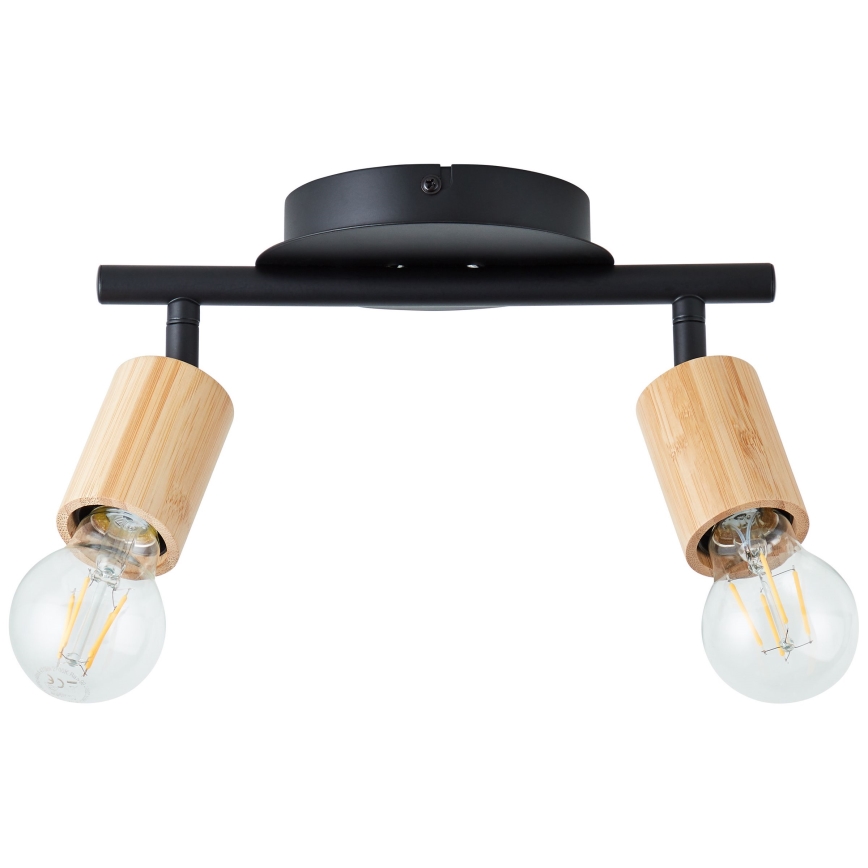 Brilliant - Spotlight TIFFANY 2xE27/28W/230V bamboo
