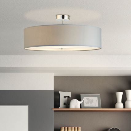 Brilliant - Surface-mounted chandelier ANDRIA 3xE27/60W/230V d. 60 cm grey