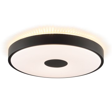Brilliant - TAVIS LED Ceiling Light, 24W, 230V, Ø 44.5 cm, Black