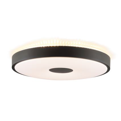 Brilliant - TAVIS LED Ceiling Light, 24W, 230V, Ø 44.5 cm, Black