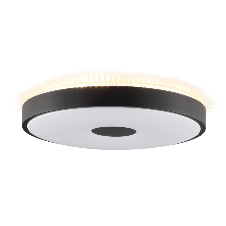 Brilliant - TAVIS LED Ceiling Light, 24W, 230V, Ø 44.5 cm, Black