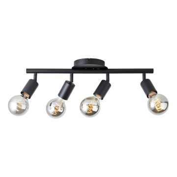 Brilliant - TIFFANY Spotlight 4xE27/28W/230V Black