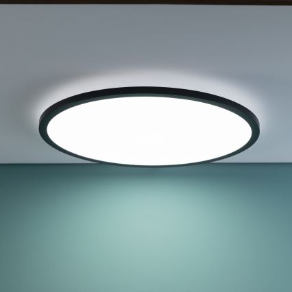 Brilliant - Dimmable LED ceiling light TUCO LED/33W/230V 3000-6500K Ø 50 cm black + remote control