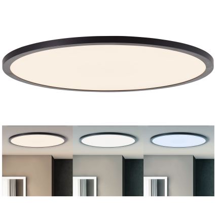 Brilliant - Dimmable LED ceiling light TUCO LED/33W/230V 3000-6500K Ø 50 cm black + remote control