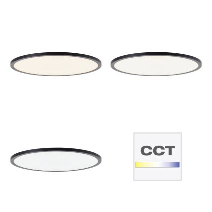 Brilliant - Dimmable LED ceiling light TUCO LED/33W/230V 3000-6500K Ø 50 cm black + remote control