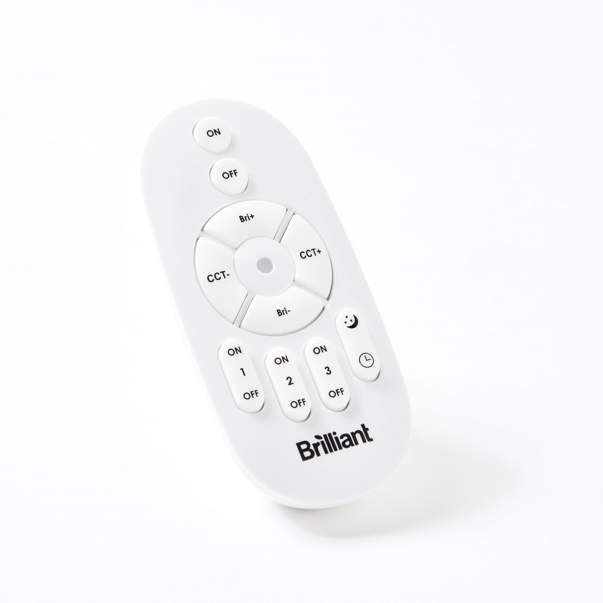 Brilliant - Dimmable LED ceiling light TUCO LED/33W/230V 3000-6500K Ø 50 cm black + remote control