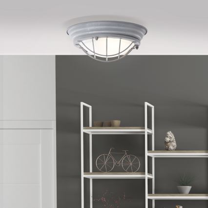 Brilliant - TYPHOON Ceiling Light, 1x E27 (30 W), 230 V, Ø 29 cm, Grey