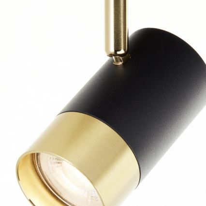 Brilliant - VIGOLO LED Spotlight 3xGU10/5W/230V black/gold