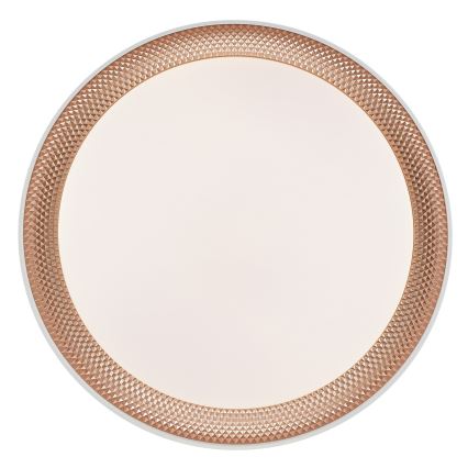 Brilliant - LED Dimmable Ceiling Light WALDO LED/24W/230V 3000-6500K Ø 38.5 cm white/rose gold + remote control