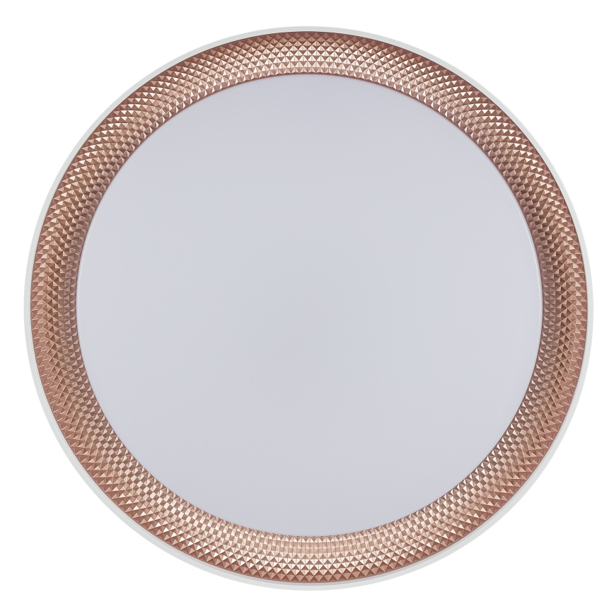 Brilliant - LED Dimmable Ceiling Light WALDO LED/24W/230V 3000-6500K Ø 38.5 cm white/rose gold + remote control