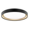 Brilliant - WALDO Dimmable LED Ceiling Light LED/36W/230V 3000-6500K Ø 48.5 cm Black/Gold + Remote Control