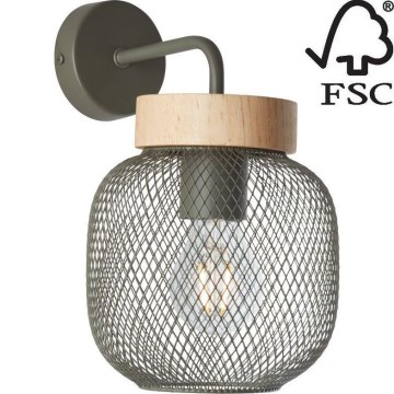 Brilliant - Wall lamp GIADA 1xE27/40W/230V green - FSC certified