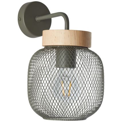 Brilliant - Wall lamp GIADA 1xE27/40W/230V green - FSC certified