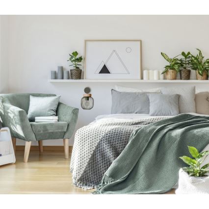 Brilliant - Wall lamp GIADA 1xE27/40W/230V green