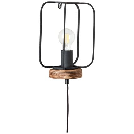 Brilliant - Wall lamp TOSH 1xE27/52W/230V poplar