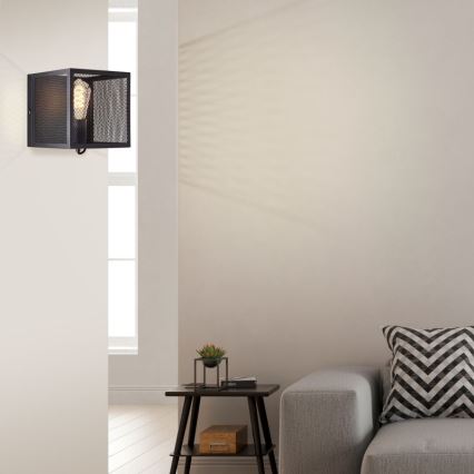 Brilliant - Wall light MAZE 1xE27/40W/230V black