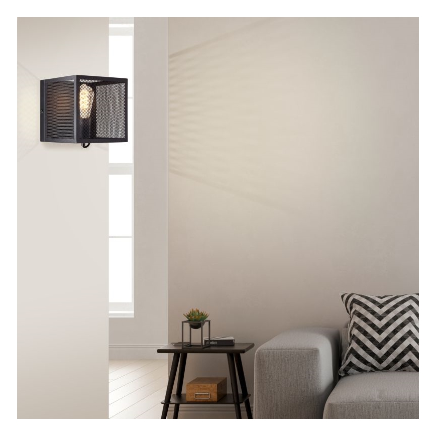 Brilliant - Wall light MAZE 1xE27/40W/230V black