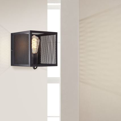 Brilliant - Wall light MAZE 1xE27/40W/230V black