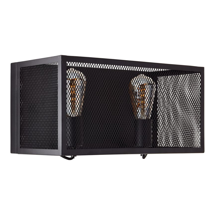 Brilliant - Wall light MAZE 2xE27/40W/230V black