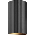 Brilliant - Wall light UNDULA 2xGU10/10W/230V black