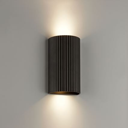 Brilliant - Wall light UNDULA 2xGU10/10W/230V black