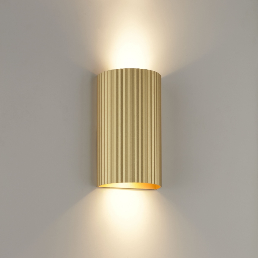 Brilliant - Wall light UNDULA 2xGU10/10W/230V gold