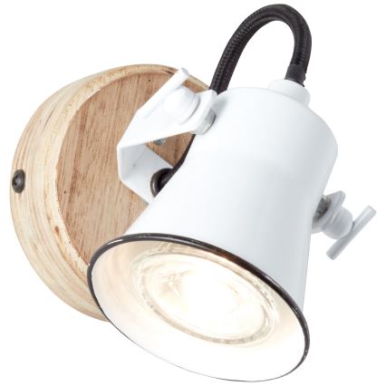Brilliant - Wall-mounted spotlight SEED 1xGU10/5W/230V white/beige