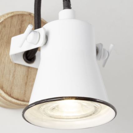 Brilliant - Wall-mounted spotlight SEED 1xGU10/5W/230V white/beige