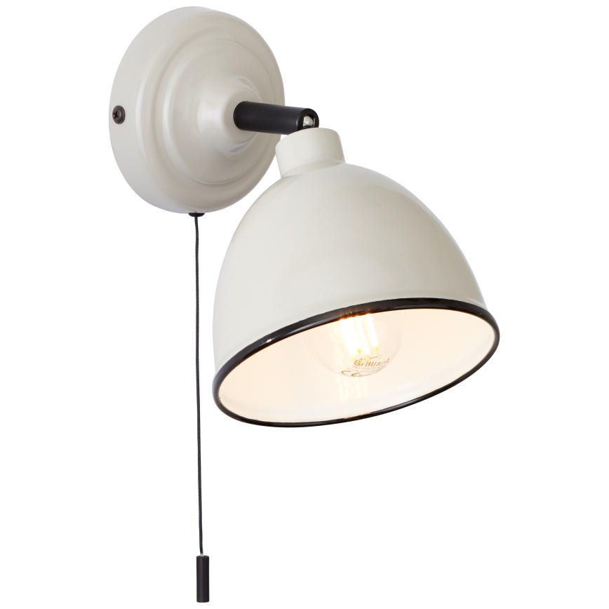 Brilliant - Wall spotlight TELIO 1xE14/28W/230V grey