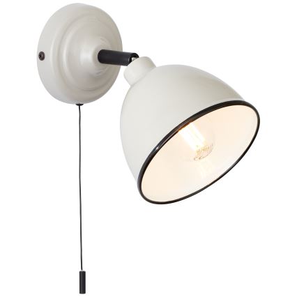 Brilliant - Wall spotlight TELIO 1xE14/28W/230V grey