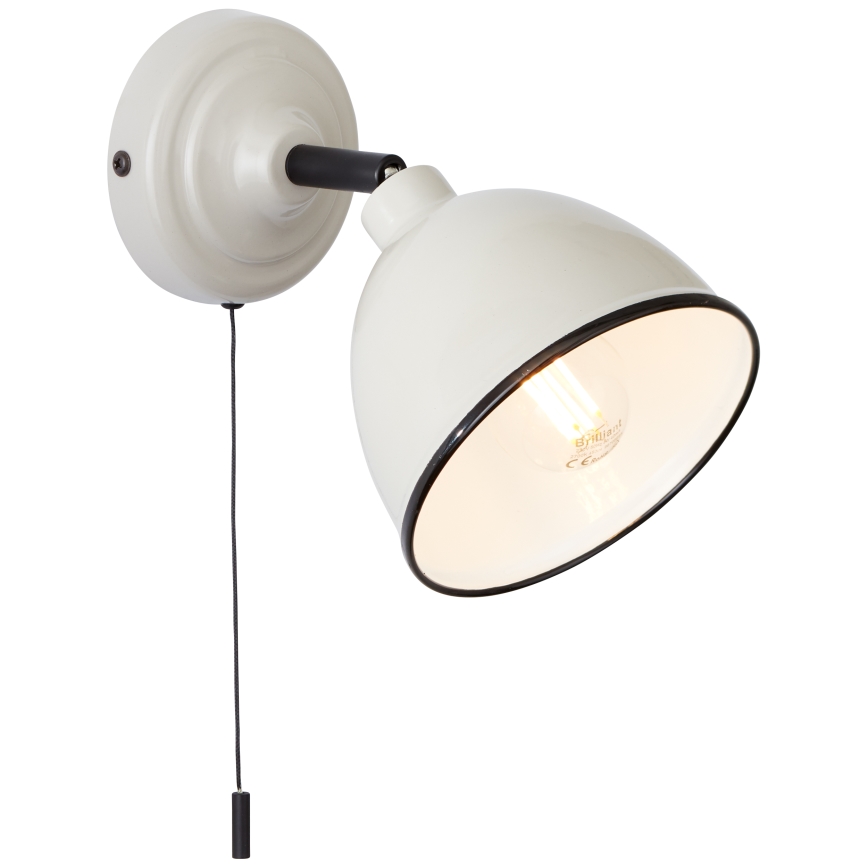 Brilliant - Wall spotlight TELIO 1xE14/28W/230V grey