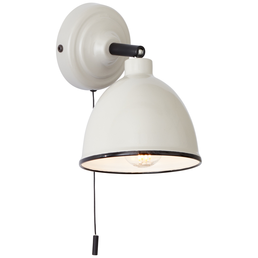 Brilliant - Wall spotlight TELIO 1xE14/28W/230V grey