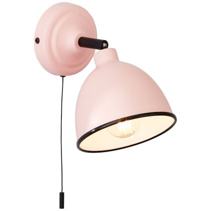 Brilliant - Wall spotlight TELIO 1xE14/28W/230V pink